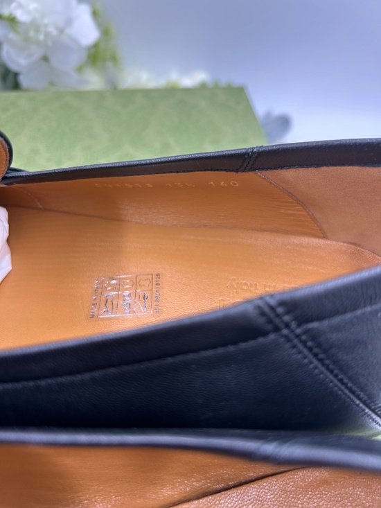Men’s Gucci JORDAAN horse bit loafers. Size 13.5 fits 14 US. Made in Italy. main image 9